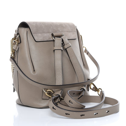 Chloe Suede Calfskin Medium Faye Backpack Motty Grey 3 of 11