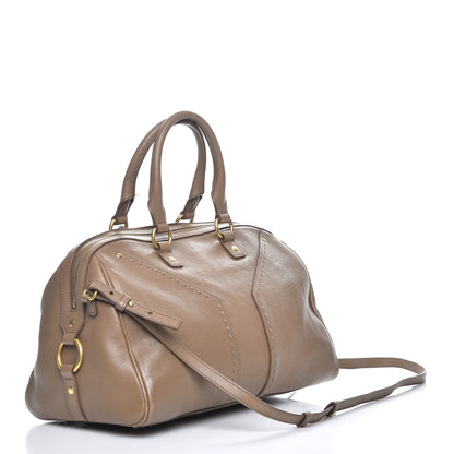 Saint Laurent Calfskin Muse Bowler Dark Beige 4 of 15