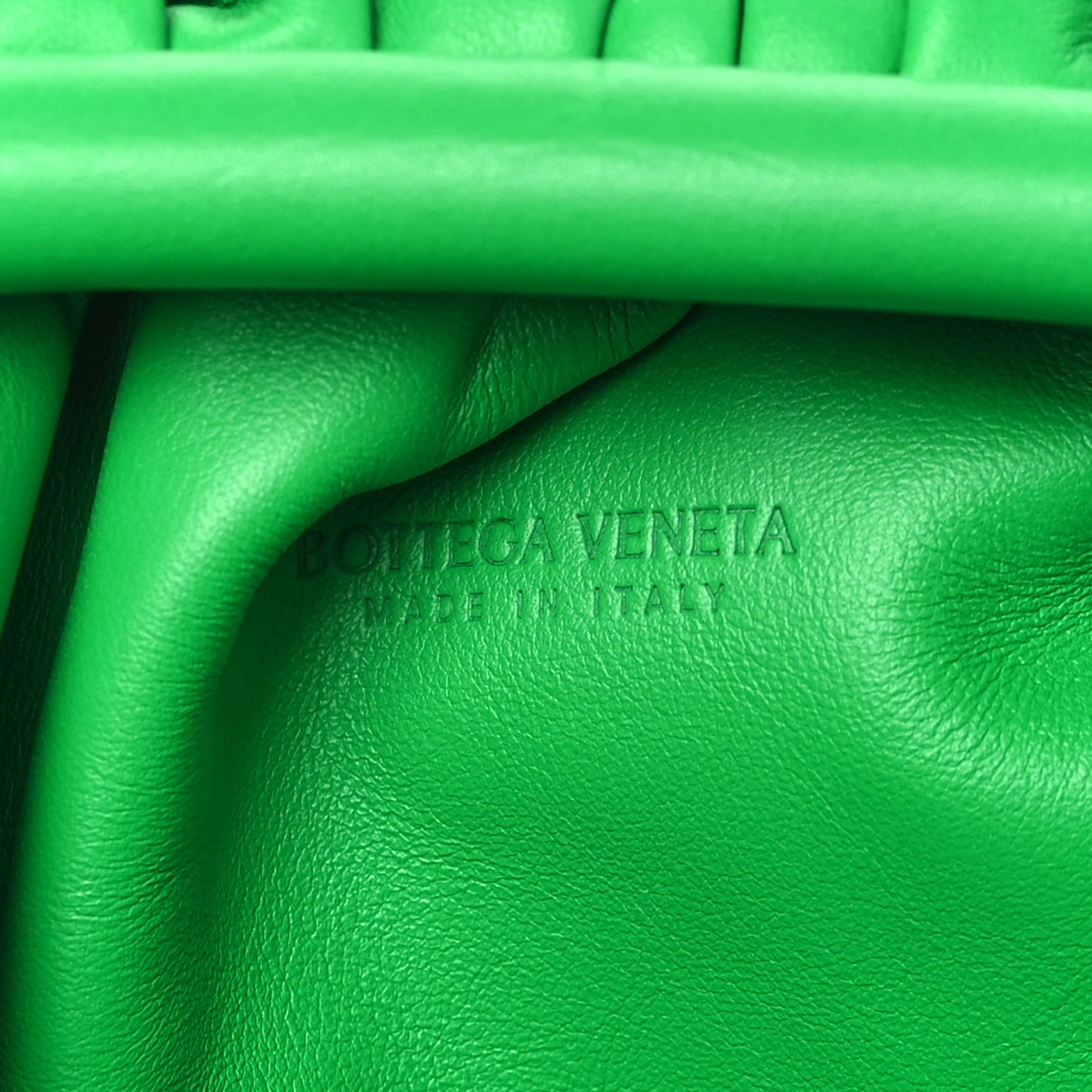 Butter Calfskin The Mini Pouch Parakeet