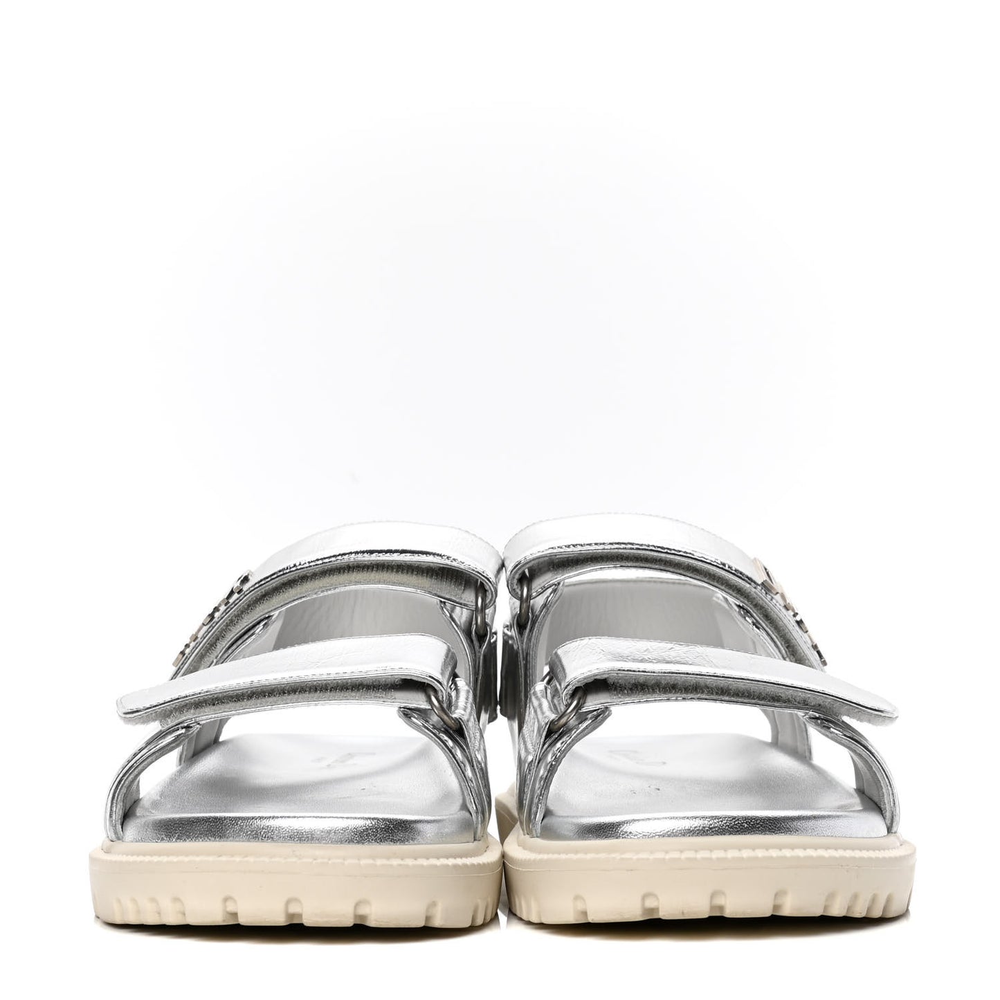 Metallic Dioract Sandals 36 Silver