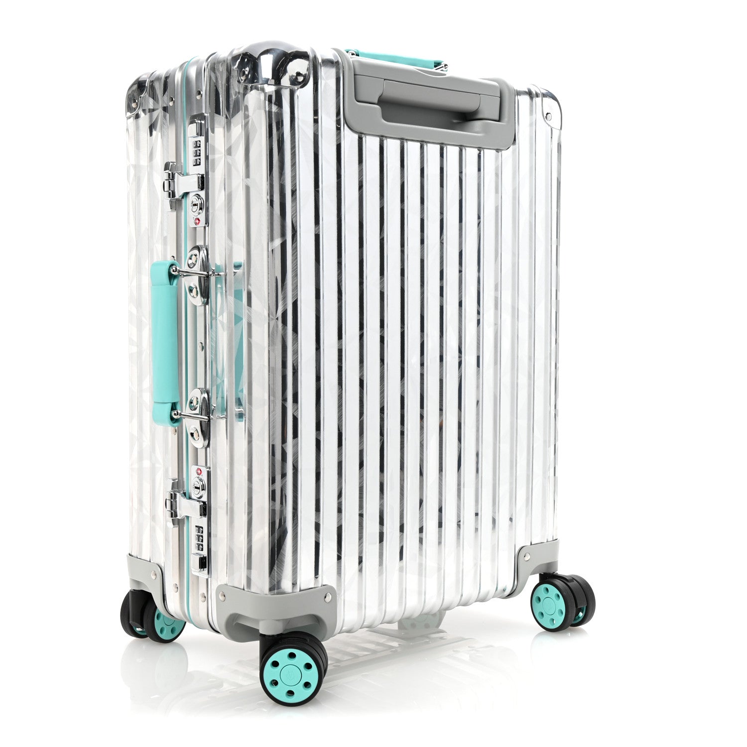 Rimowa X TIFFANY Aluminum Classic Cabin Luggage Silver 2 of 8