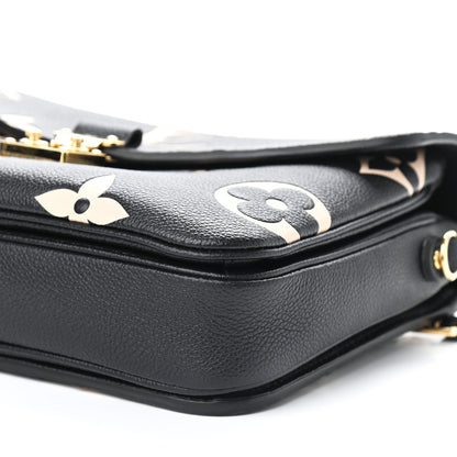 Louis Vuitton Empreinte Monogram Giant Pochette Metis Black Beige 8 of 8