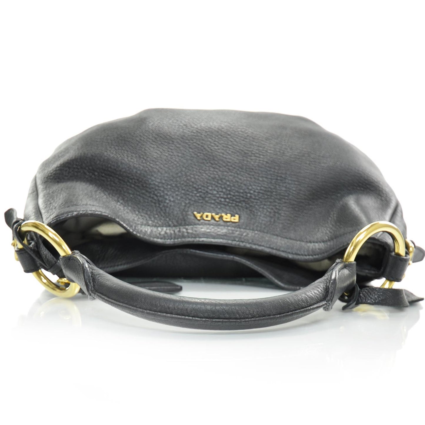 Cervo Deerskin Hobo Nero Black