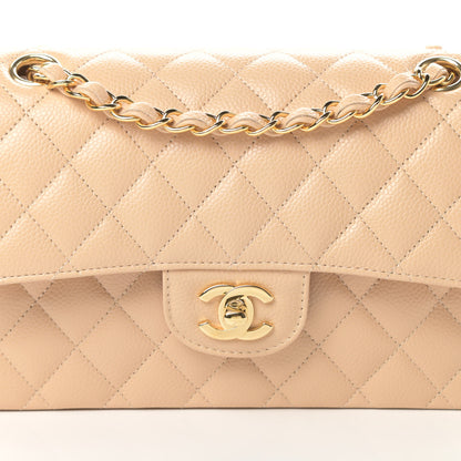 Chanel Caviar Quilted Small Double Flap Beige 8 of 10