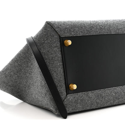 Celine Felt Smooth Calfskin Mini Belt Bag Grey 8 of 9