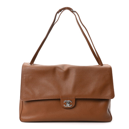 Chanel Grained Calfskin Souplissimo Maxi Flap Camel 1 of 10