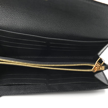 Louis Vuitton Empreinte Sarah Wallet NM Black 5 of 7