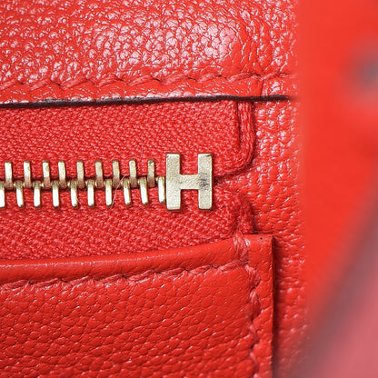 Hermes Togo Birkin 25 Rouge De Coeur 18 of 35