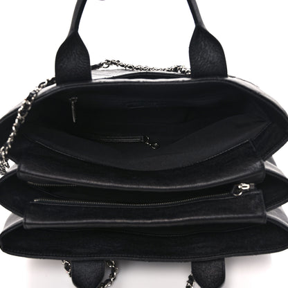Chanel Caviar Quilted Large Urban Companion Top Handle Shopping Tote Black 5 of 9