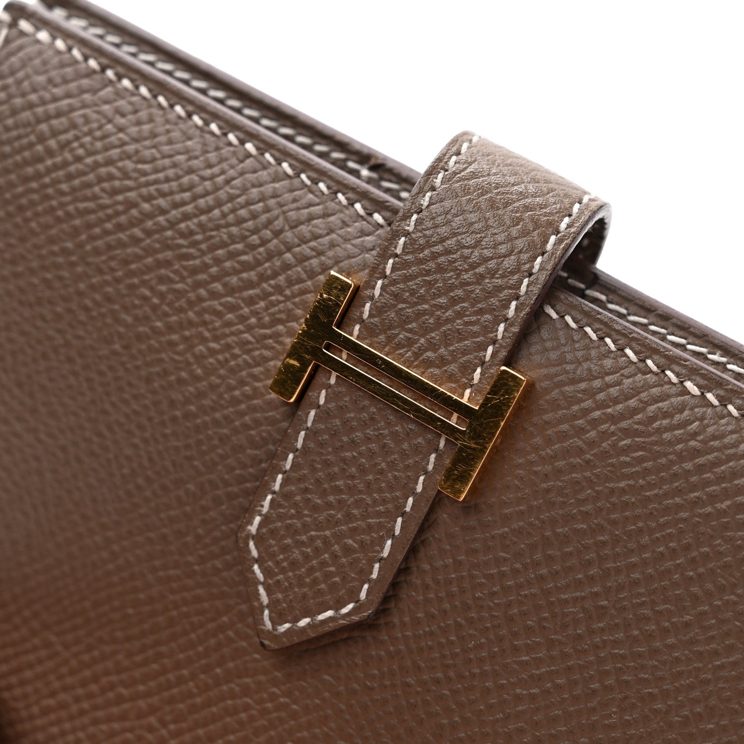 Hermes Epsom Bearn Compact Wallet Etoupe 9 of 12