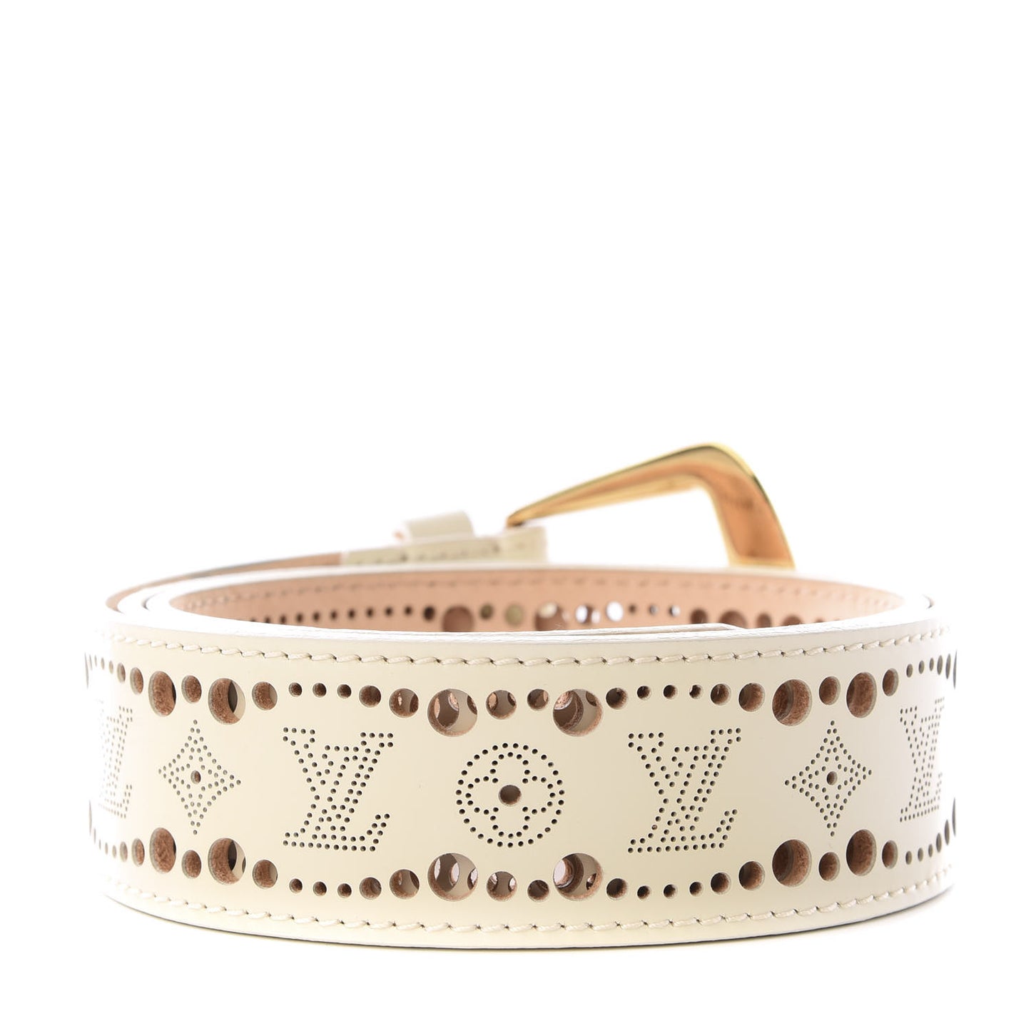 Nomade Perforation Belt 85 34 White