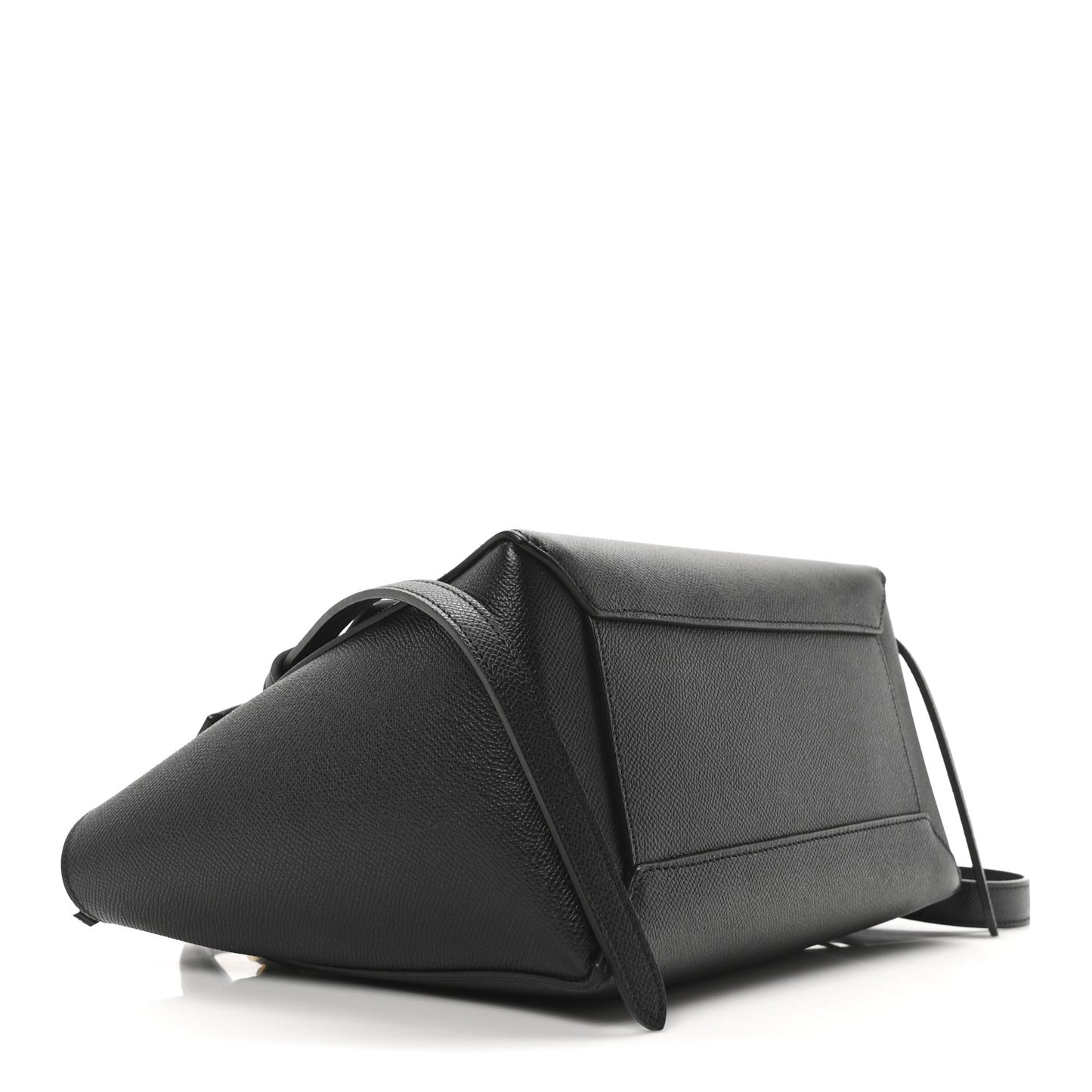 Grained Calfskin Micro Belt Bag Black