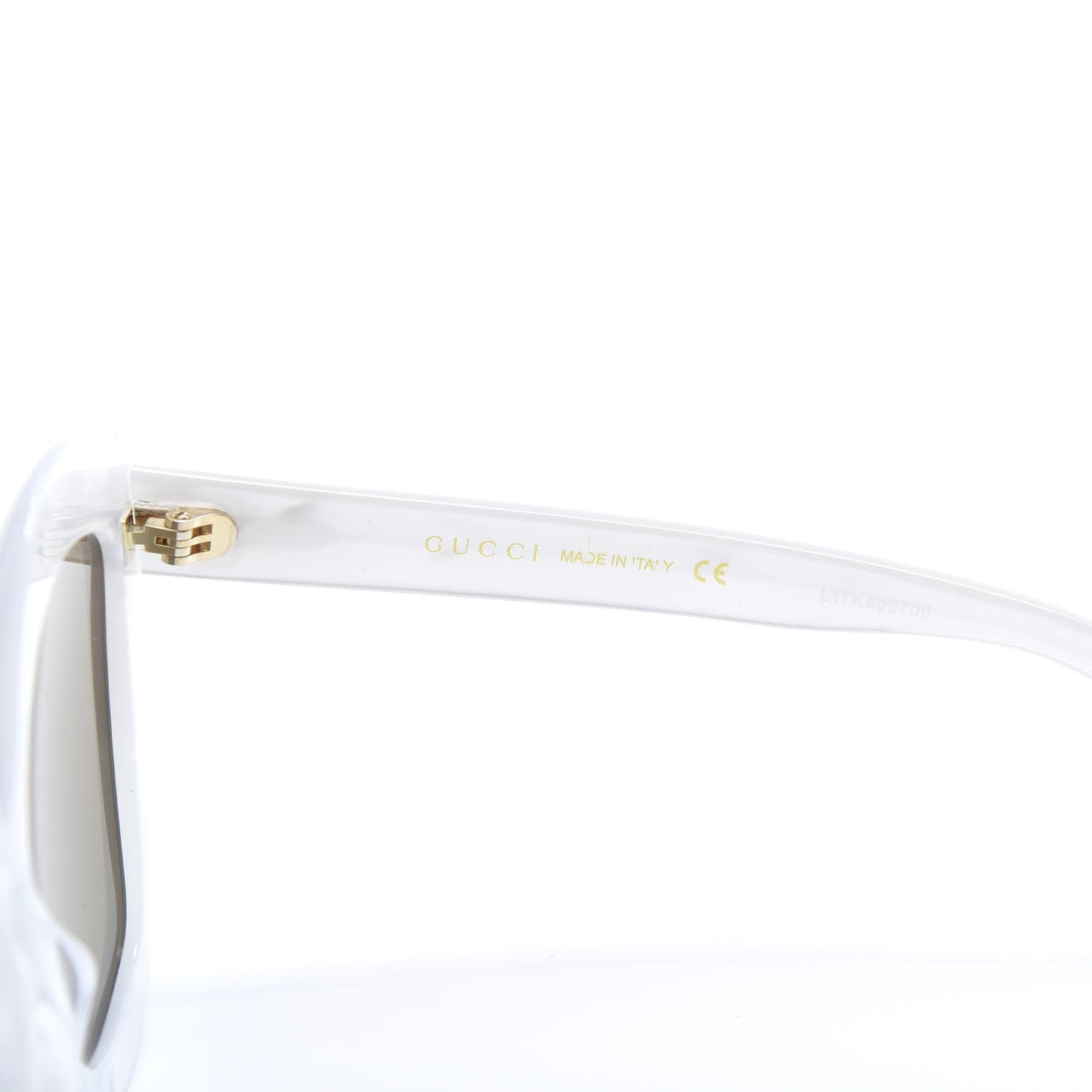 Acetate Cat Eye GG0117S Sunglasses White