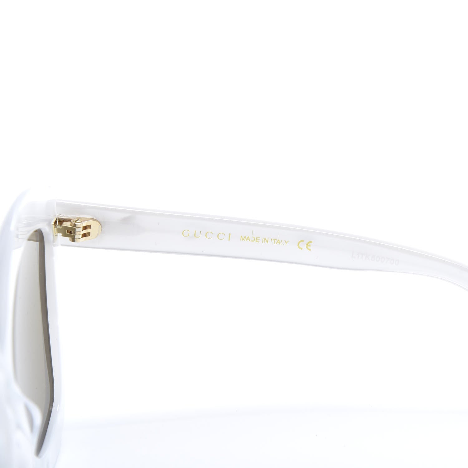 Gucci Acetate Cat Eye GG0117S Sunglasses White 6 of 8