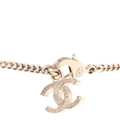 Chanel Chain Fringe CC Necklace Gold 4 of 5
