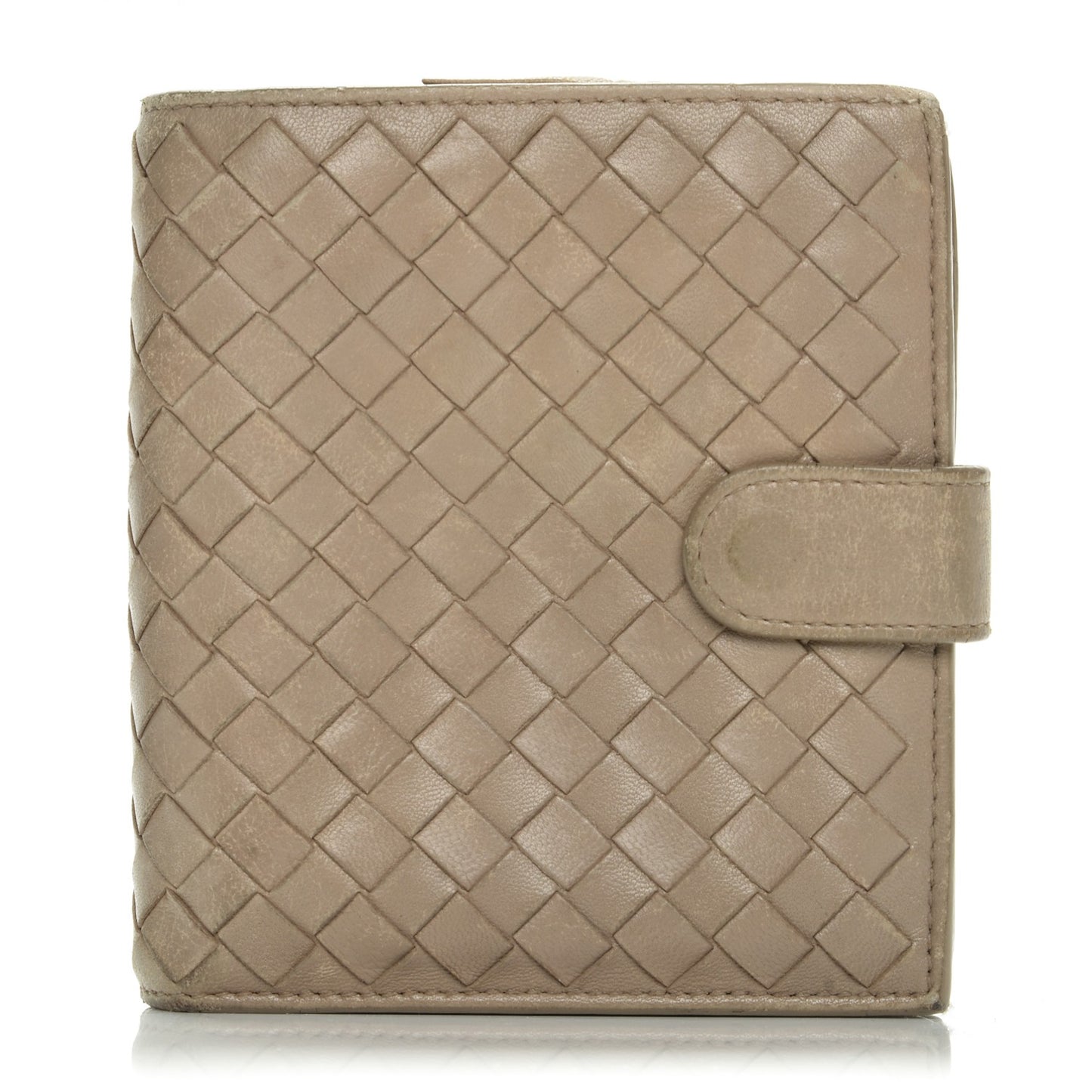 Nappa Intrecciato French Compact Wallet