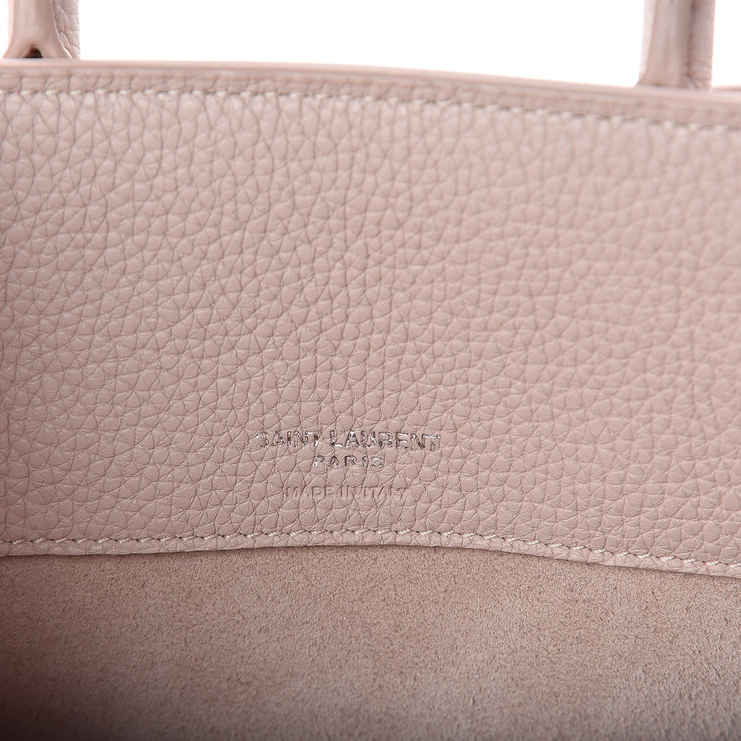 Saint Laurent Grained Calfskin Nano Supple Sac De Jour Marble Pink 6 of 10