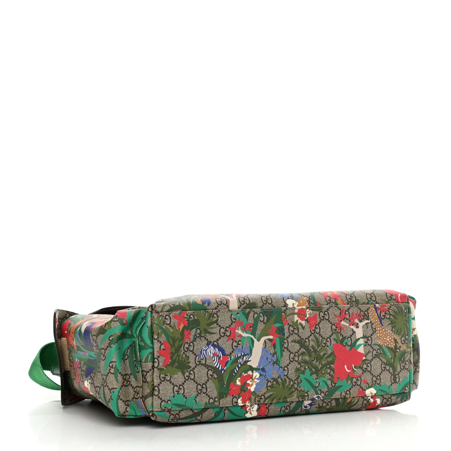 Gucci GG Supreme Monogram Jungle Diaper Bag Green 5 of 12