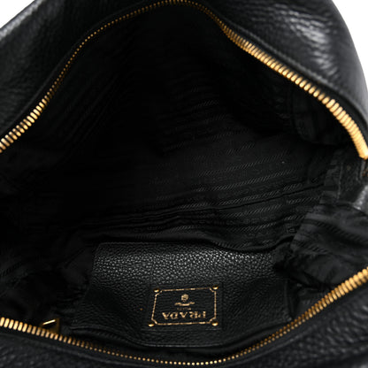 Prada Vitello Daino Bauletto Black 5 of 10