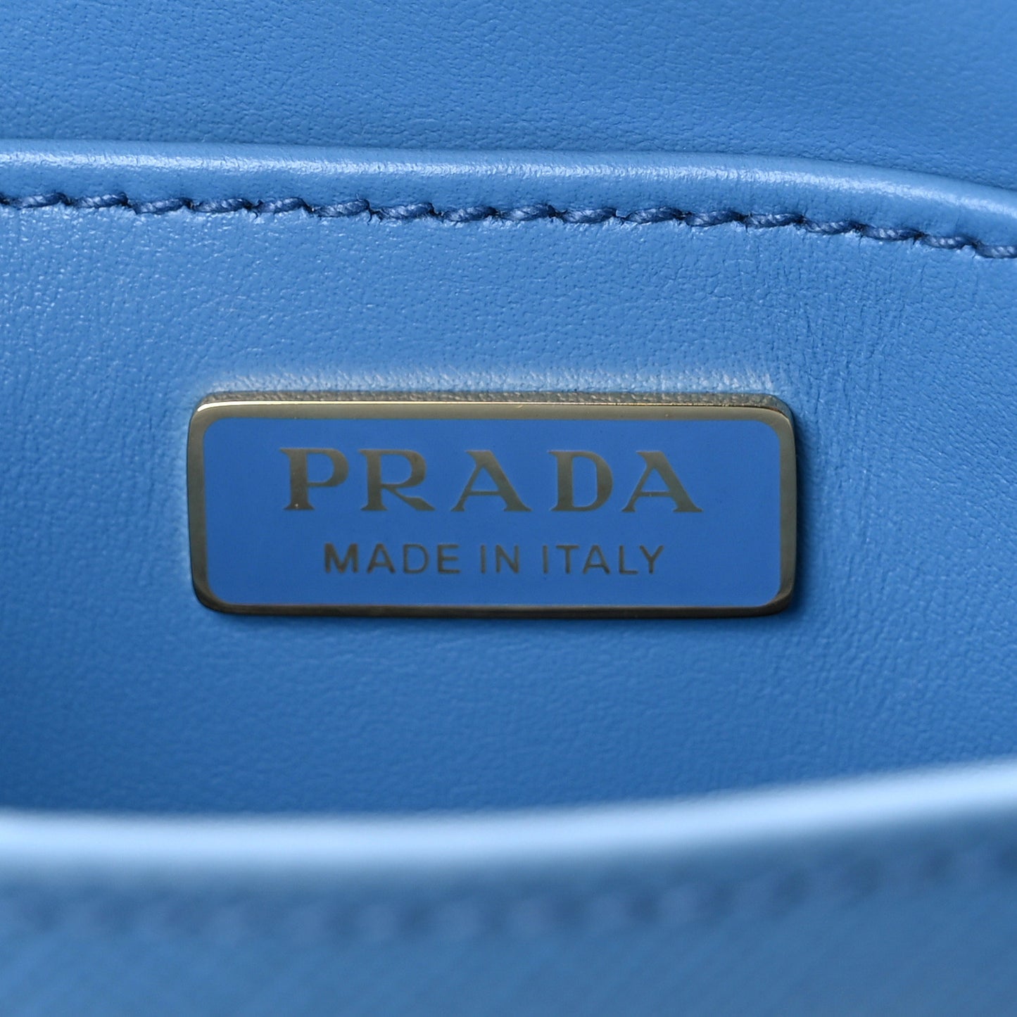 Saffiano Lux Metal Triangle Handbag Onda