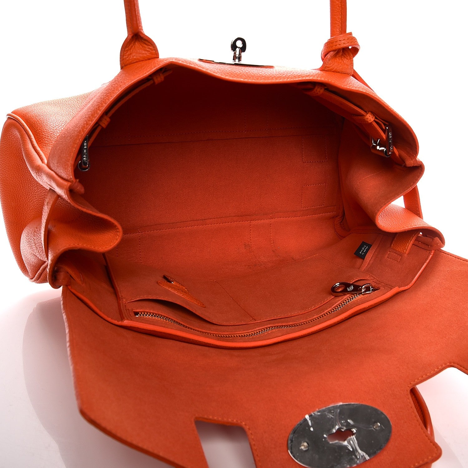 Mulberry Classic Grain Bayswater Bright Orange 5 of 14