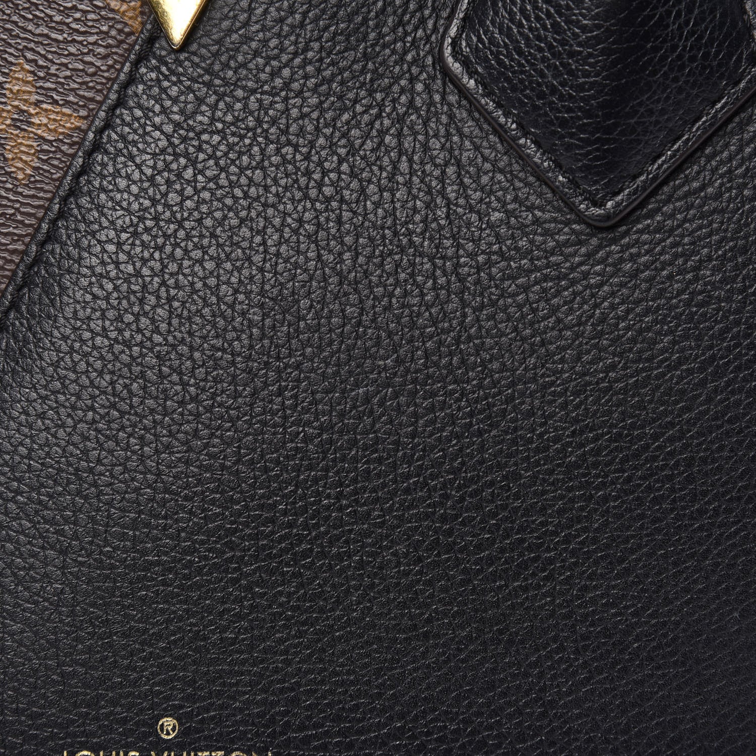 Louis Vuitton Calfskin Monogram Kimono Tote PM Black 8 of 20