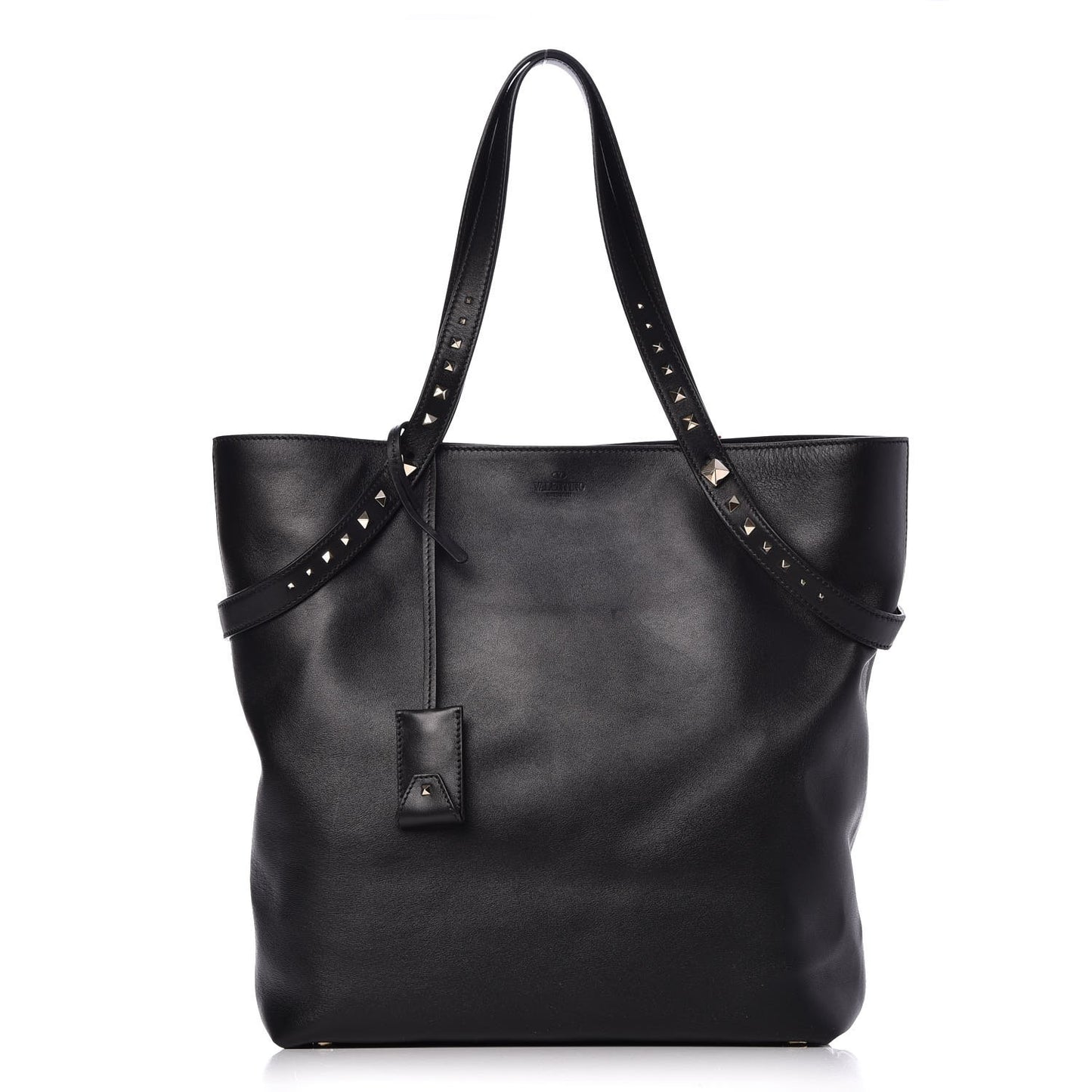 Vitello Lovestud Tote Black