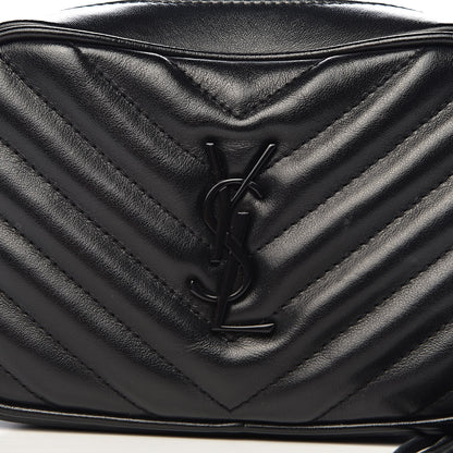 Saint Laurent Calfskin Matelasse Monogram Lou Belt Bag Black 10 of 10