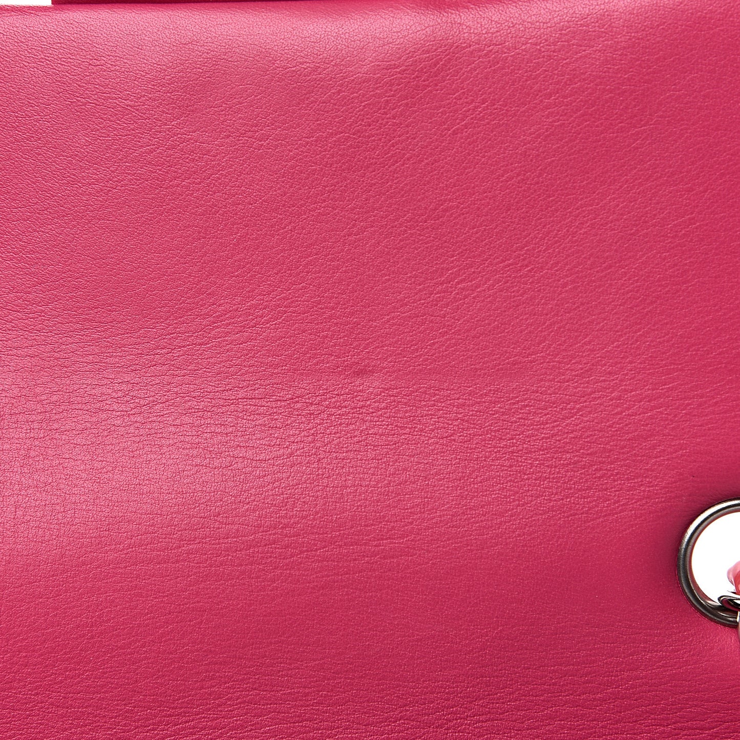Patent Calfskin Quilted Mini Rectangular Flap Pink