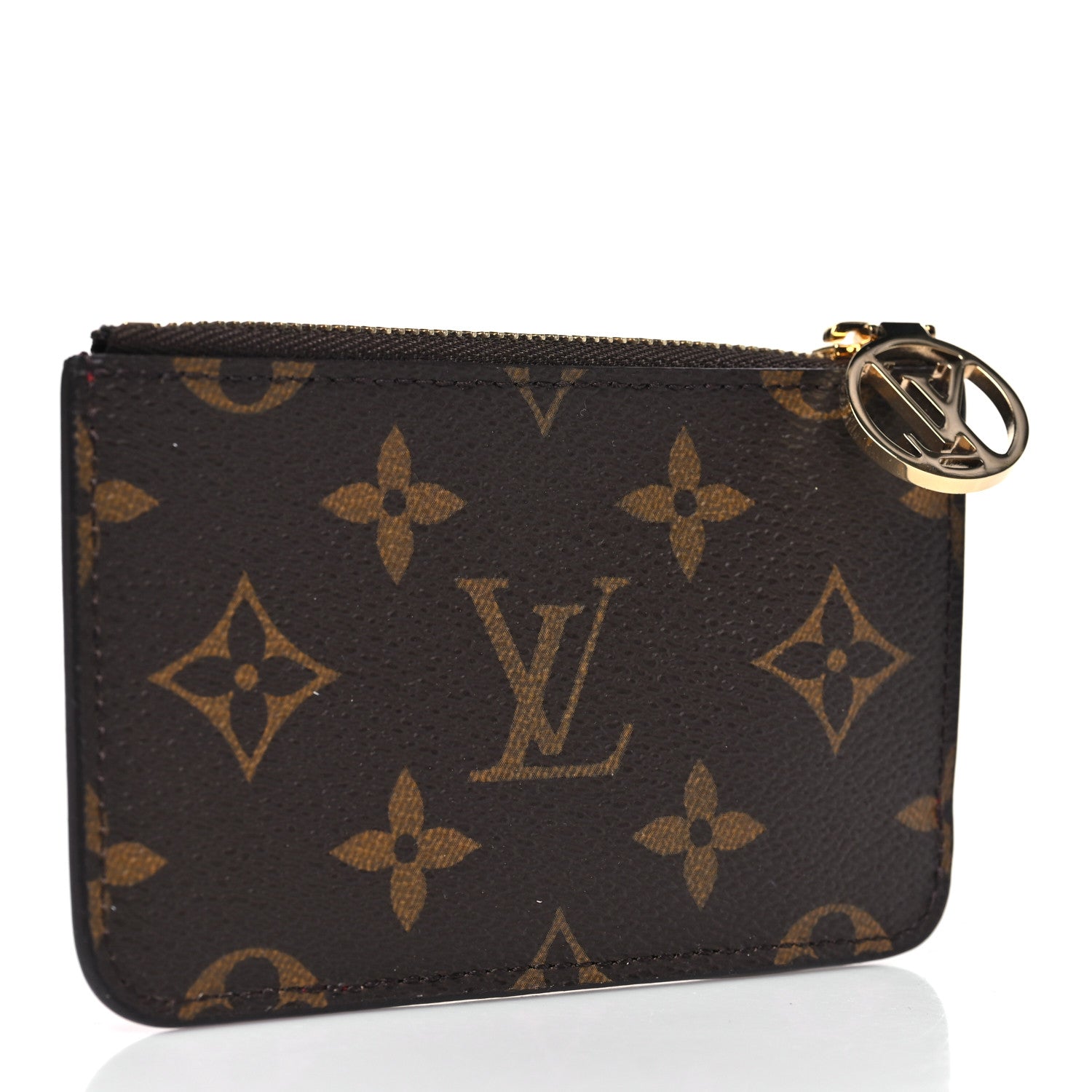 Louis Vuitton Monogram Zipped Romy Card Holder Red 3 of 7