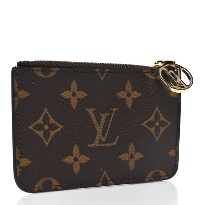 Louis Vuitton Monogram Zipped Romy Card Holder Red 3 of 7