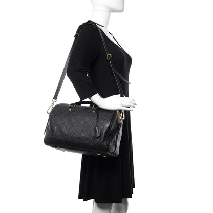 Louis Vuitton Empreinte Speedy Bandouliere 30 Black 2 of 9
