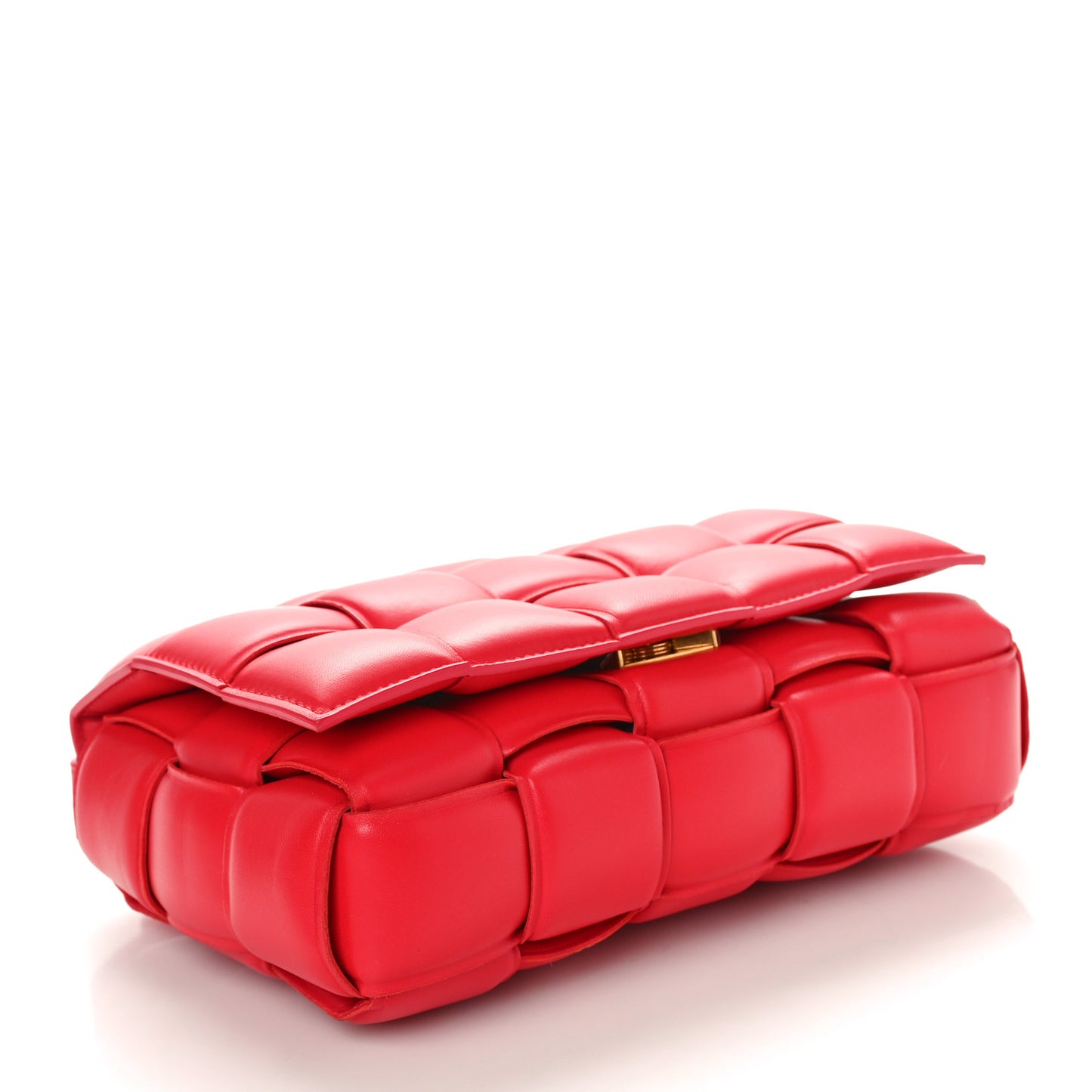 Nappa Maxi Intreccio Padded Cassette Crossbody Bag Firework