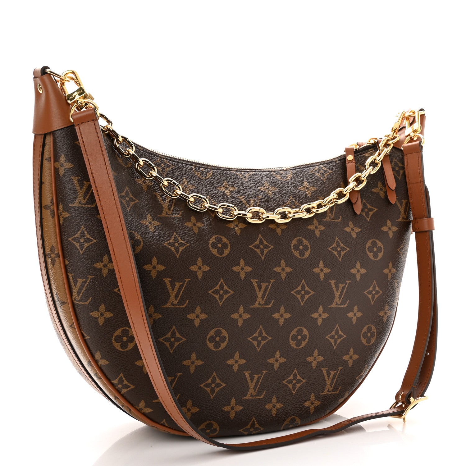 Louis Vuitton Reverse Monogram Loop Hobo 3 of 10