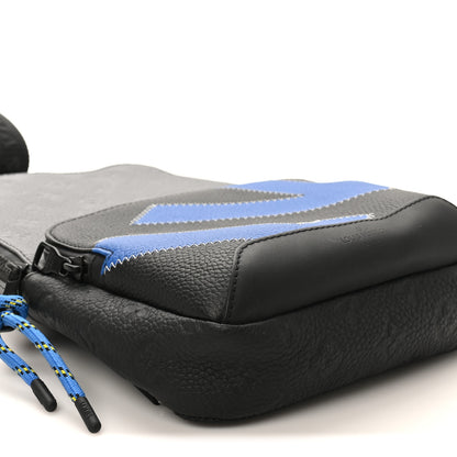 Louis Vuitton Empreinte Avenue Sling Bag Grey Blue 8 of 9