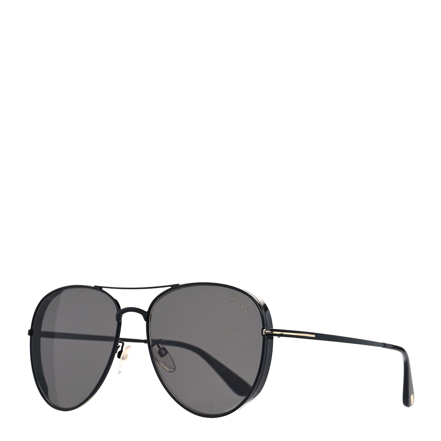 Metal Aviator Sunglasses TF723K Black