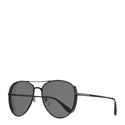 Tom Ford Metal Aviator Sunglasses TF723K Black 1 of 8