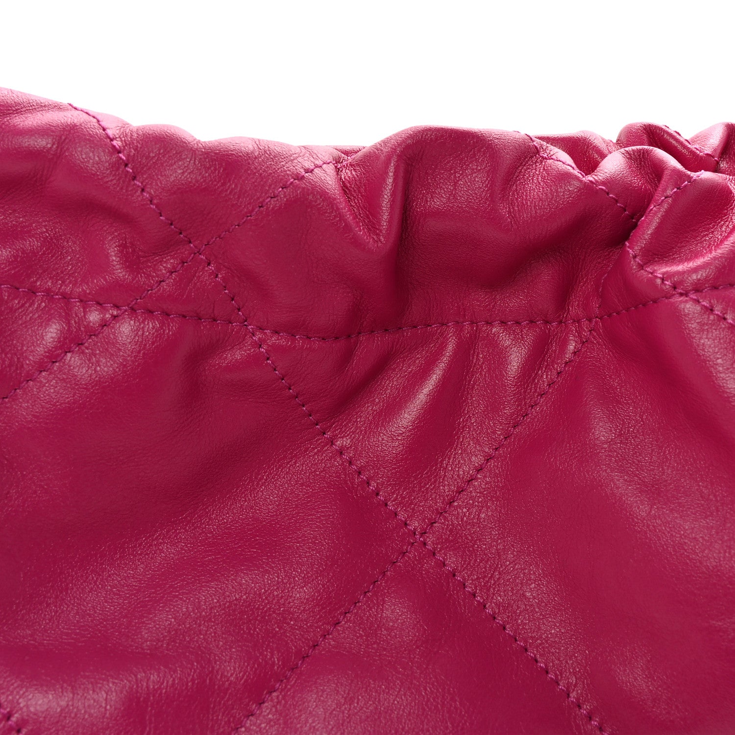 Chanel Shiny Calfskin Quilted Small Chanel 22 Fuchsia 8 of 11