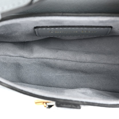 Christian Dior Goatskin Micro Saddle Bag Cloud Blue 5 of 10