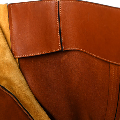 Chloe Smooth Calfskin Medium Milo Shopping Tote Caramel 14 of 20