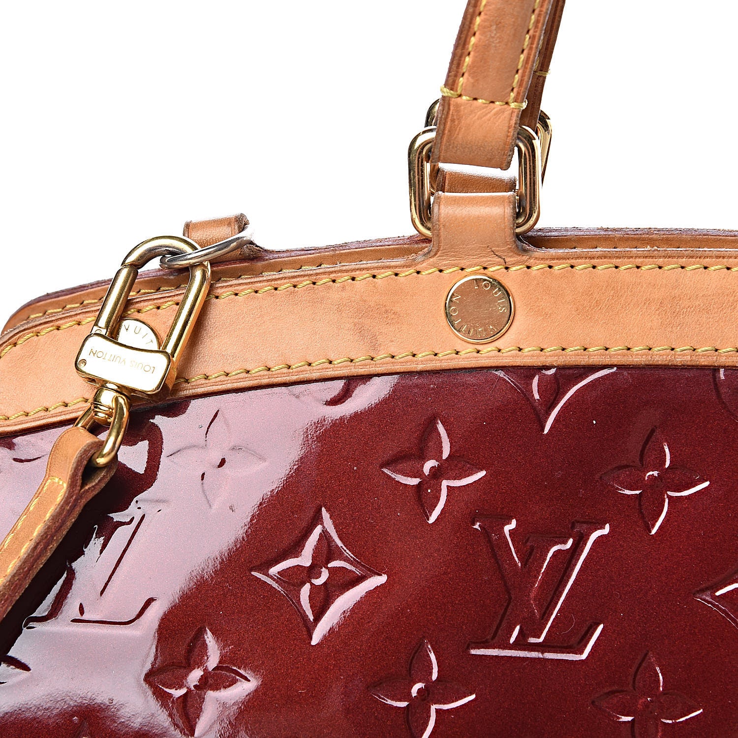 Louis Vuitton Vernis Brea MM Rouge Fauviste 22 of 35