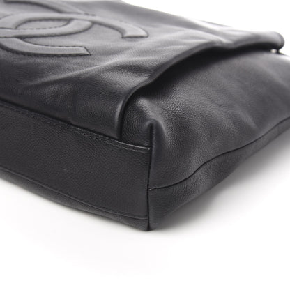 Chanel Caviar Large CC Tuck Tote Black 9 of 11