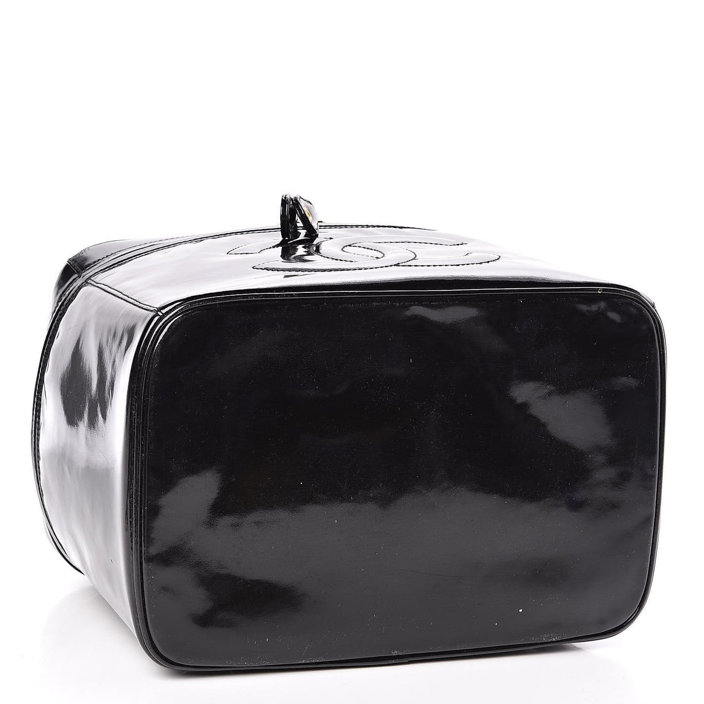 Patent Vanity Cosmetic Case Black