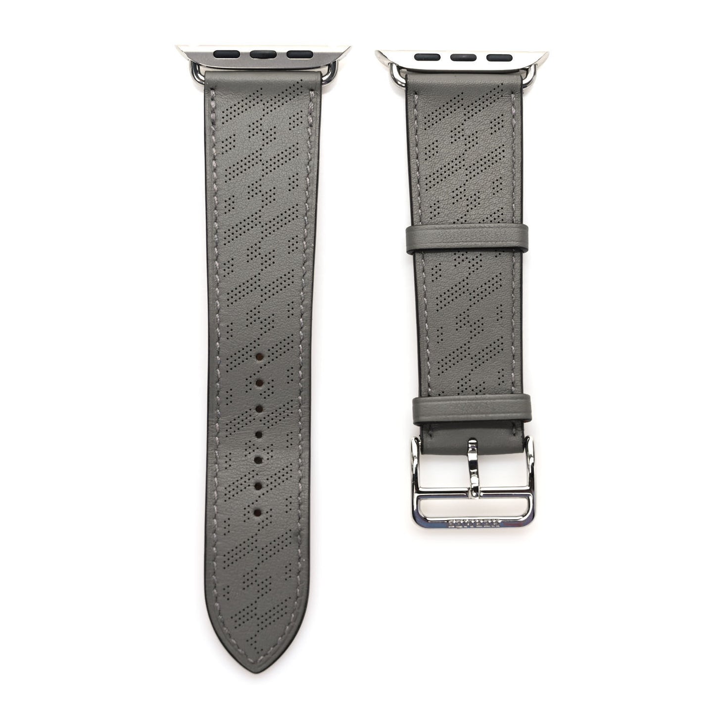Swift 42mm H Diagonal Apple Watch Single Tour Band Gris Meyer