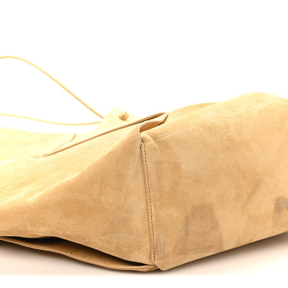 Bottega Veneta Suede Maxi Intrecciato Tote Cane Sugar Tapioca 8 of 9