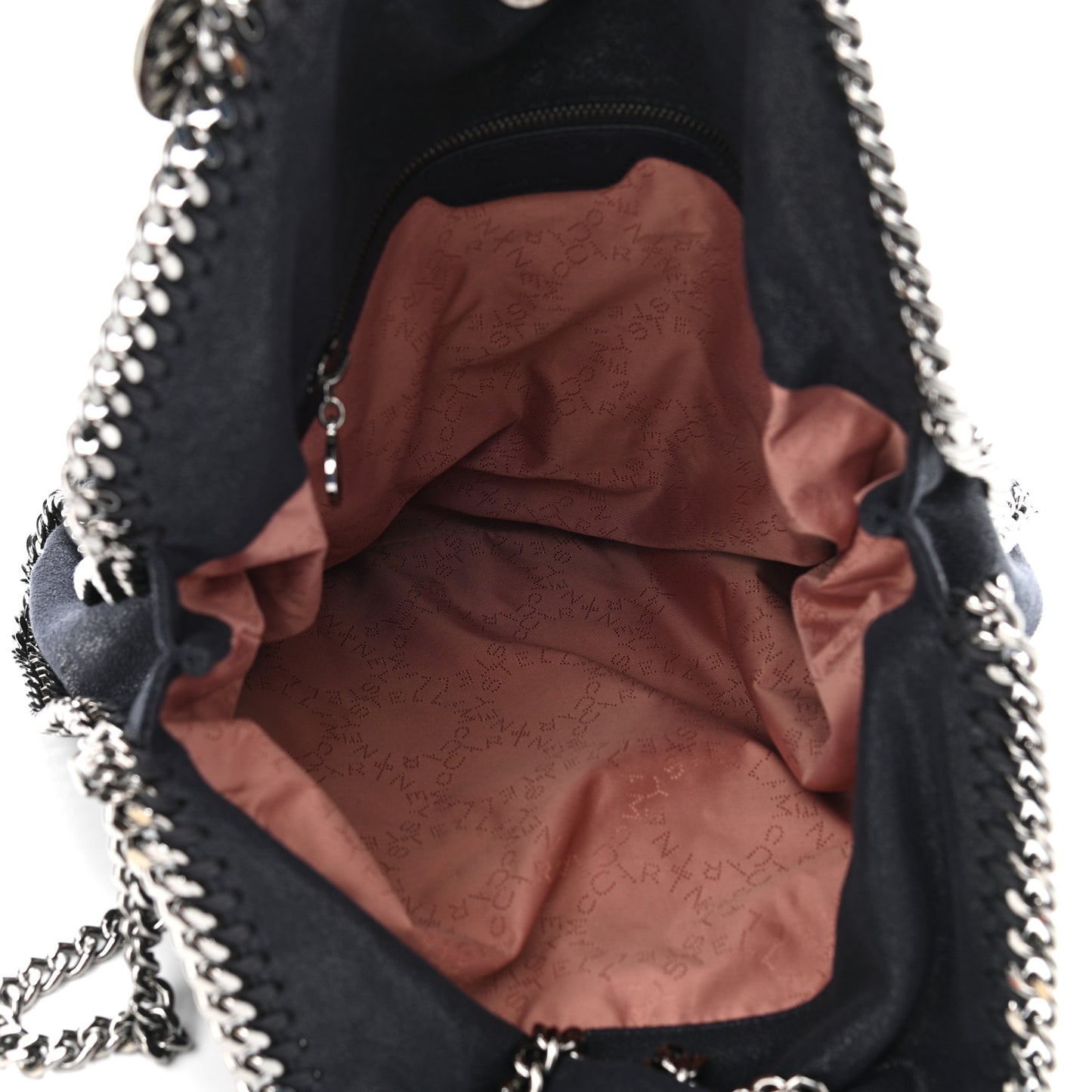 Shaggy Deer Falabella Fold Over Tote Black