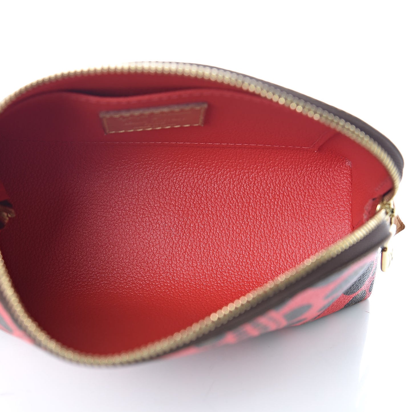 Monogram Kusama Pumpkin Dots Cosmetic Pouch Red