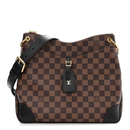 Louis Vuitton Damier Ebene Odeon MM Black 1 of 9