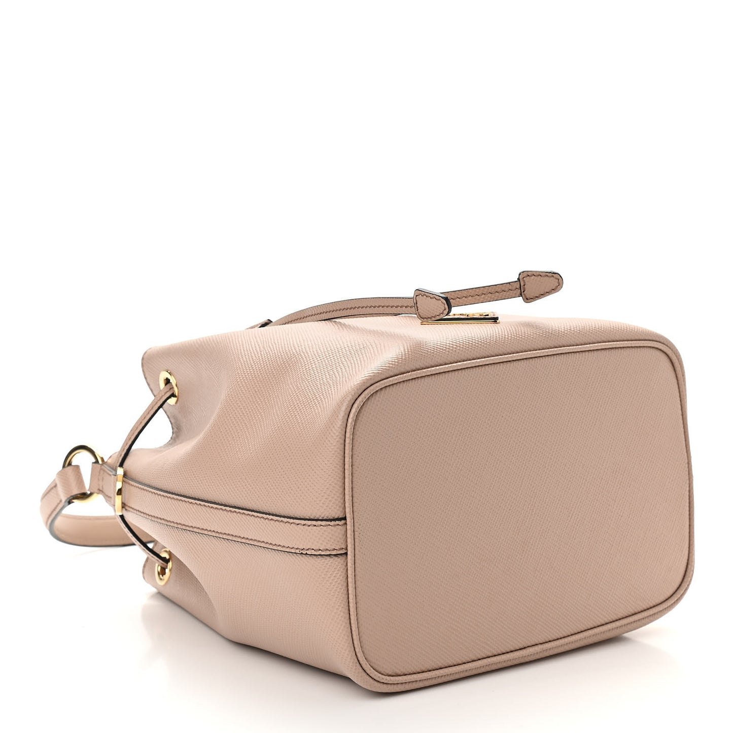 Saffiano Cuir Bucket Bag Cipria