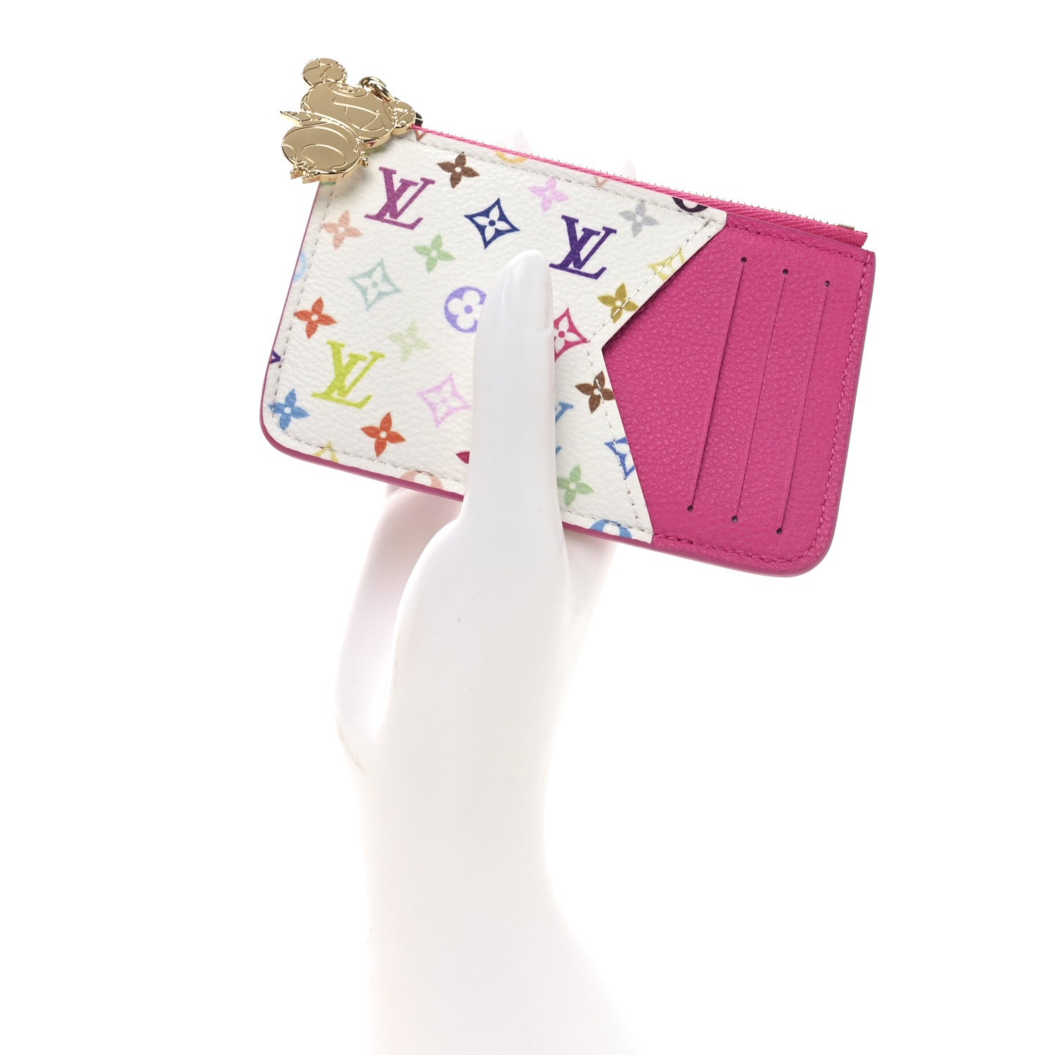 Louis Vuitton LV X TM Monogram Romy Card Holder Kawaii Pink 2 of 7